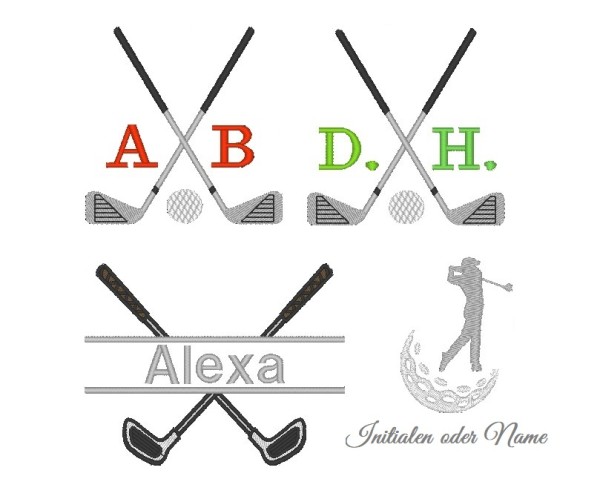 Golfhandtuch Motive